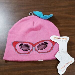 NEW Little Missmatched Cat Eye Glasses Cutout‎ Hat